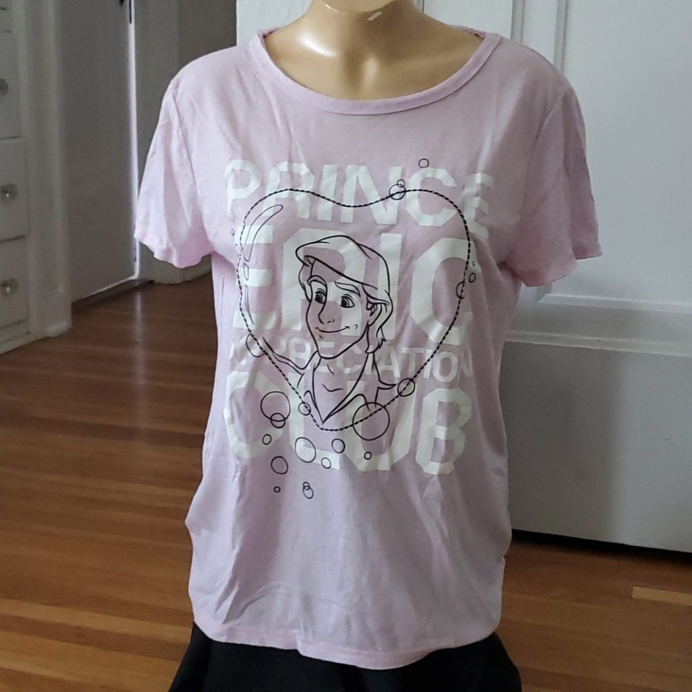 Disney Store Pink Prince Eric T-shirt